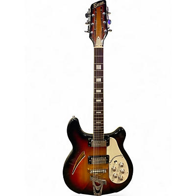Used ENCORE 1966 MIJ 12 String Rickenbacker Copy Sunburst Hollow Body Electric Guitar