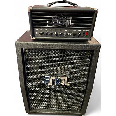 Used ENGL FIREBALL 25 SPECIAL EDITION W MATCHING 2X12 CAB Guitar Stack