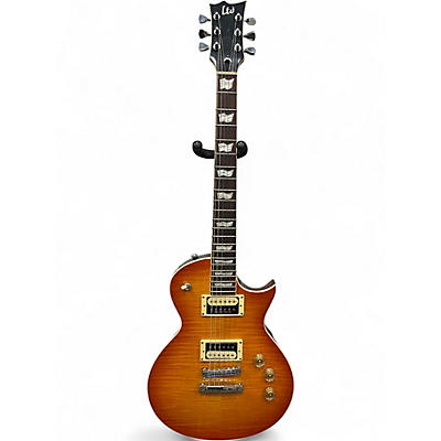 Used ESP 256 Orange Solid Body Electric Guitar