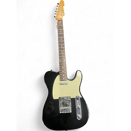 Used ESP 400 SERIES Black Solid Body Electric Guitar Black