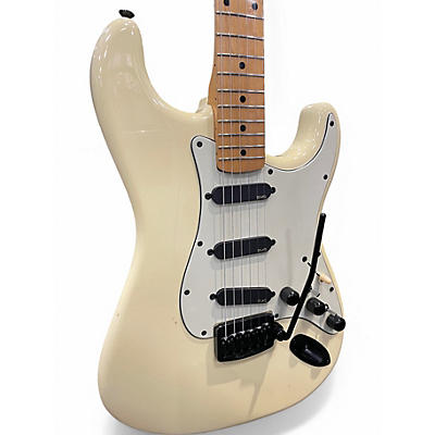 Used ESP 400 Series Cream Solid Body Electric Guitar