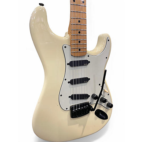 Used ESP 400 Series Cream Solid Body Electric Guitar Cream