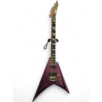 Used ESP ALexi Laiho Ripped Purple Solid Body Electric Guitar