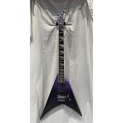 ESP Used ESP Alexi Laiho Ripped Purple Solid Body Electric Guitar Purple