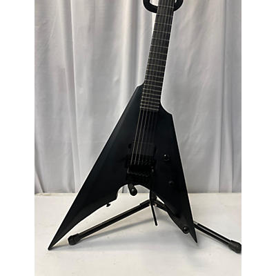 ESP Used ESP Arrow Black Metal V Black Solid Body Electric Guitar