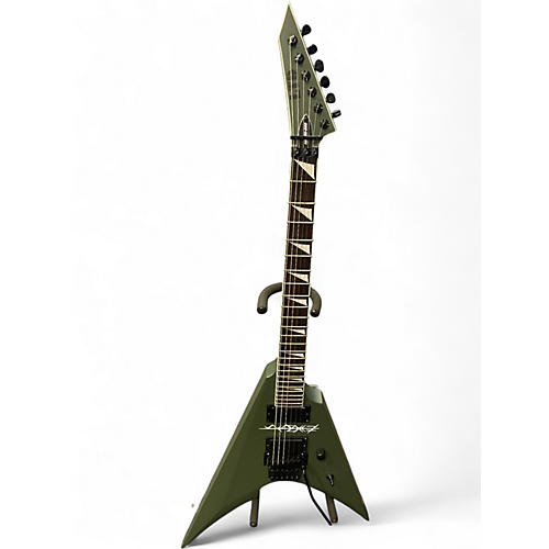 Used ESP Arrow Green Satin Solid Body Electric Guitar Green Satin