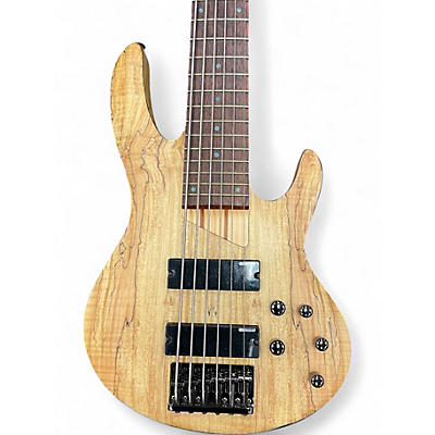 Used ESP B206 6 String Natural Electric Bass Guitar