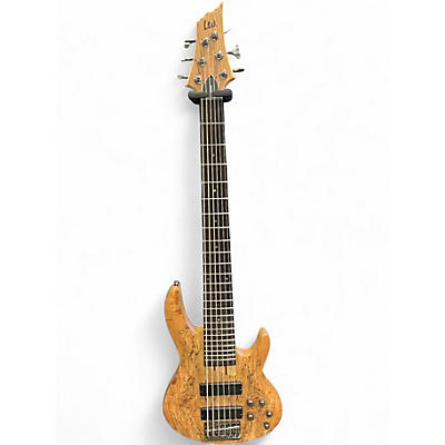 Used ESP B206 6 String Natural Electric Bass Guitar
