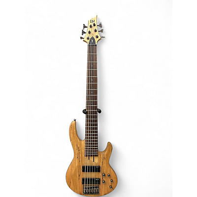 Used ESP B206 6 String Spalted Maple Electric Bass Guitar