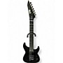 Used ESP BUZ-7 Floyd Rose Upgrade plus white titanium TRANS BLACK Solid Body Electric Guitar TRANS BLACK
