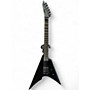 Used ESP Black Metal Arrow black Solid Body Electric Guitar black