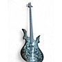 Used ESP CUSTOM SHOP RF 1 OF 1 DIABLO  FOREST SPARKLE  Electric Bass Guitar FOREST SPARKLE