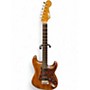 Used ESP Custom Koa Strat Brown Solid Body Electric Guitar Brown