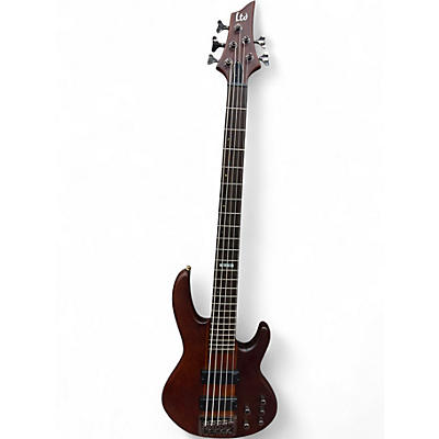 Used ESP D-5 WALNUT SATIN Electric Bass Guitar