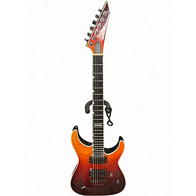 Used ESP E-11 HORIZON Tiger Eye Amber Solid Body Electric Guitar