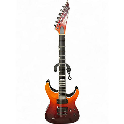 Used ESP E-11 HORIZON Tiger Eye Amber Solid Body Electric Guitar Tiger Eye Amber