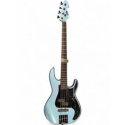 Used ESP E-II AP-4 4-String Blue Electric Bass Guitar