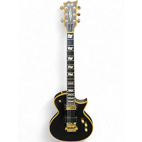 Used ESP E-II Eclipse Black Solid Body Electric Guitar Black