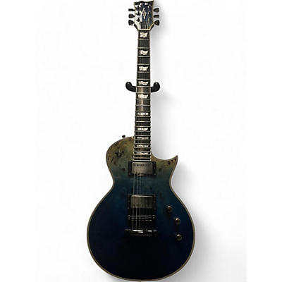 ESP Used ESP E-II Eclipse Blue Burst Solid Body Electric Guitar