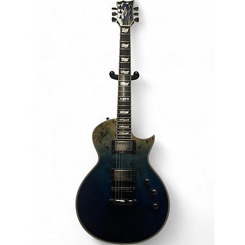 ESP Used ESP E-II Eclipse Blue Burst Solid Body Electric Guitar Blue Burst