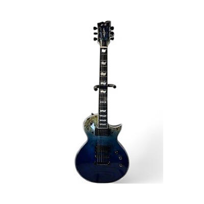 Used ESP E-II Eclipse Blue Solid Body Electric Guitar