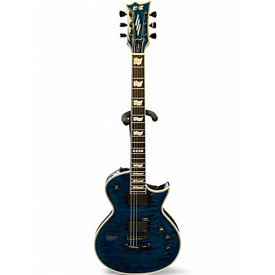 Used ESP E-II Eclipse Marine Blue Solid Body Electric Guitar