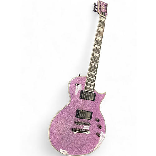 ESP Used ESP E-II Eclipse Purple Solid Body Electric Guitar Purple