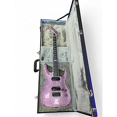 Used ESP E-II Horizon Baritone Purple Solid Body Electric Guitar