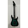 Used ESP Used ESP E-II Horizon FR-7 7-String With Floyd Rose Turquoise Solid Body Electric Guitar Turquoise