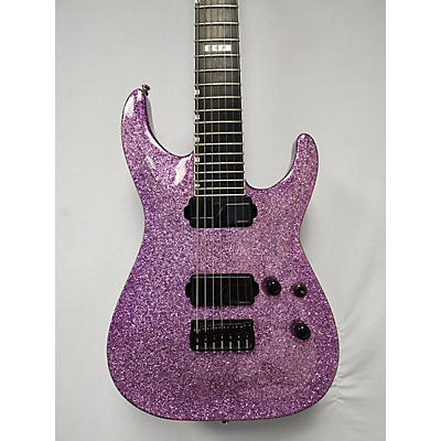 ESP Used ESP E-II Horizon NT-7B Purple Baritone Guitars