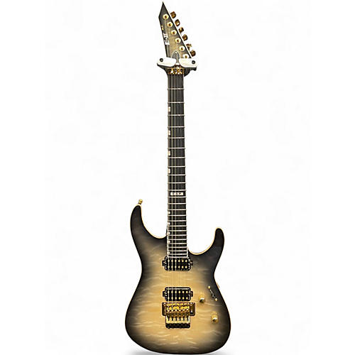 Used ESP E-II M-2 Quilted Maple Black Burst Solid Body Electric Guitar Quilted Maple Black Burst