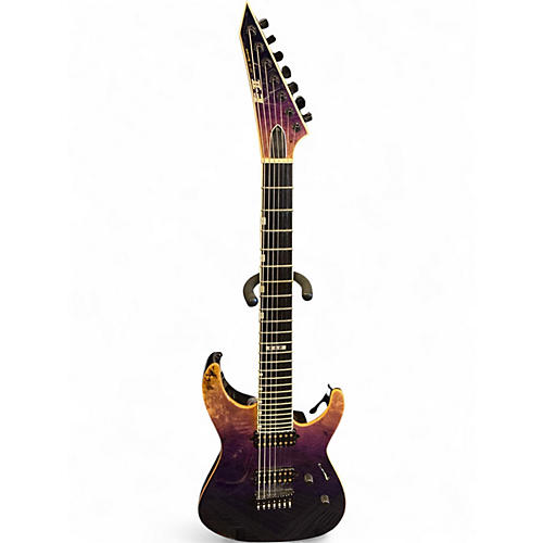 Used ESP E-II M-2 Trans Purple Solid Body Electric Guitar Trans Purple