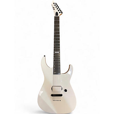 Used ESP E-II M-I Neck Thru WHITE Solid Body Electric Guitar