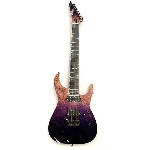 Esp Used ESP E-II M-II 7 HT PURPLE NATURAL FADE Solid Body Electric Guitar PURPLE NATURAL FADE