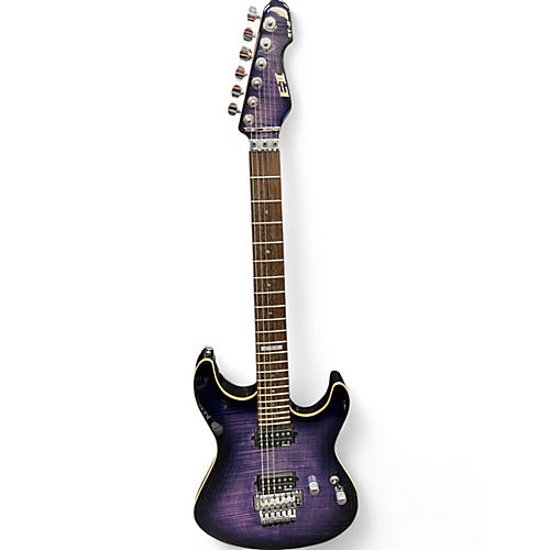 Used ESP E-II ST-2 Purple Solid Body Electric Guitar Purple