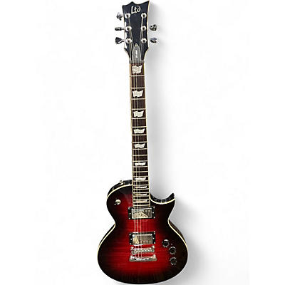 Used ESP EC-256 Crimson Red Burst Solid Body Electric Guitar