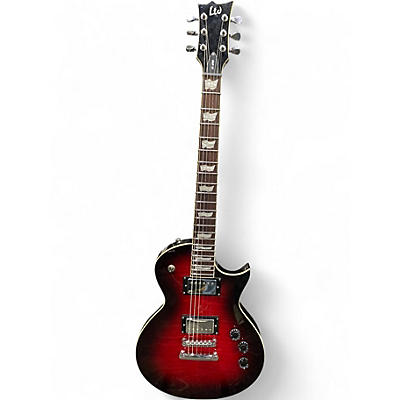 Used ESP EC-256 SEE-THROUGH BLACK CHERRY SUNBURST Solid Body Electric Guitar