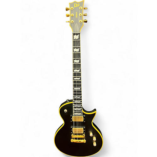 Used ESP EC1000 Black Solid Body Electric Guitar Black