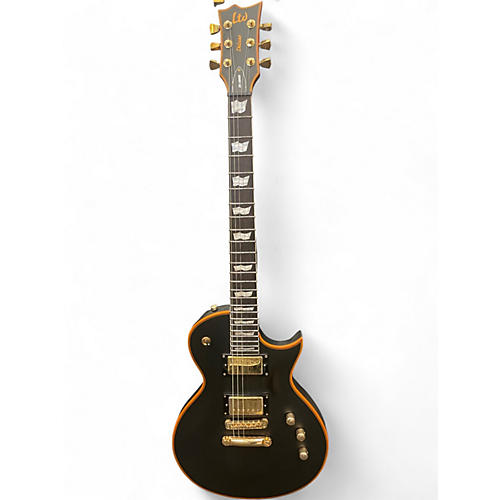 Used ESP EC1000 Deluxe BLACK Solid Body Electric Guitar BLACK