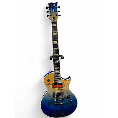 Used ESP EC1000 Deluxe BLUE NATURAL FADE Solid Body Electric Guitar