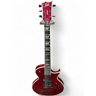 Used ESP EC1000 Deluxe Black Cherry Solid Body Electric Guitar