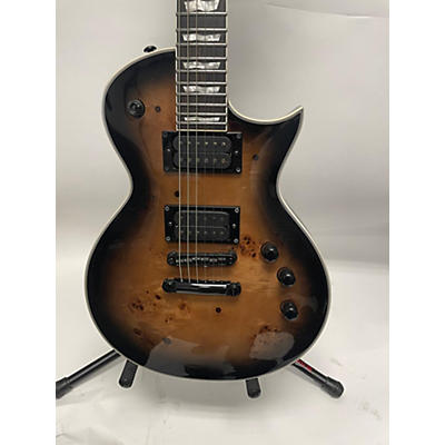 ESP Used ESP EC1000 Deluxe Black Natural Burst Solid Body Electric Guitar