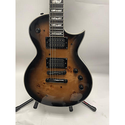 ESP Used ESP EC1000 Deluxe Black Natural Burst Solid Body Electric Guitar Black Natural Burst