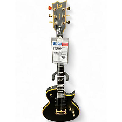 Used ESP EC1000 Deluxe Black Solid Body Electric Guitar