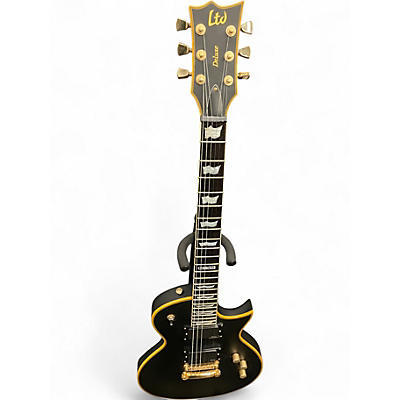 Used ESP EC1000 Deluxe Black Solid Body Electric Guitar