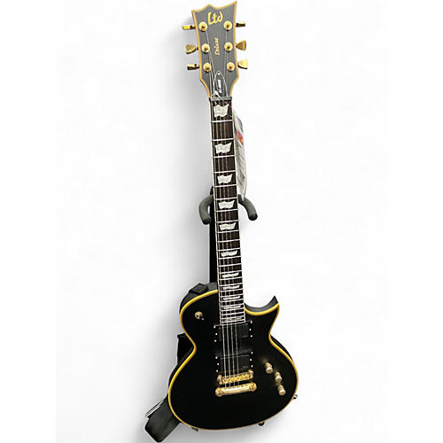 Used ESP EC1000 Deluxe Black Solid Body Electric Guitar Black