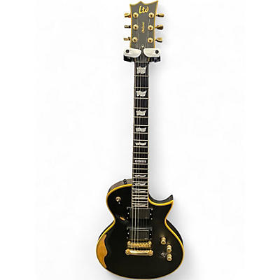 Used ESP EC1000 Deluxe Black Solid Body Electric Guitar