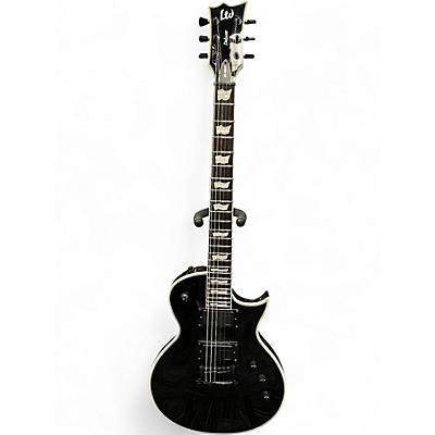 Used ESP EC1000 Deluxe Black Solid Body Electric Guitar