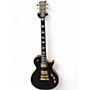Used ESP EC1000 Deluxe Black and Gold Solid Body Electric Guitar Black and Gold