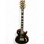 Used ESP EC1000 Deluxe Black and Gold Solid Body Electric Guitar Black and Gold